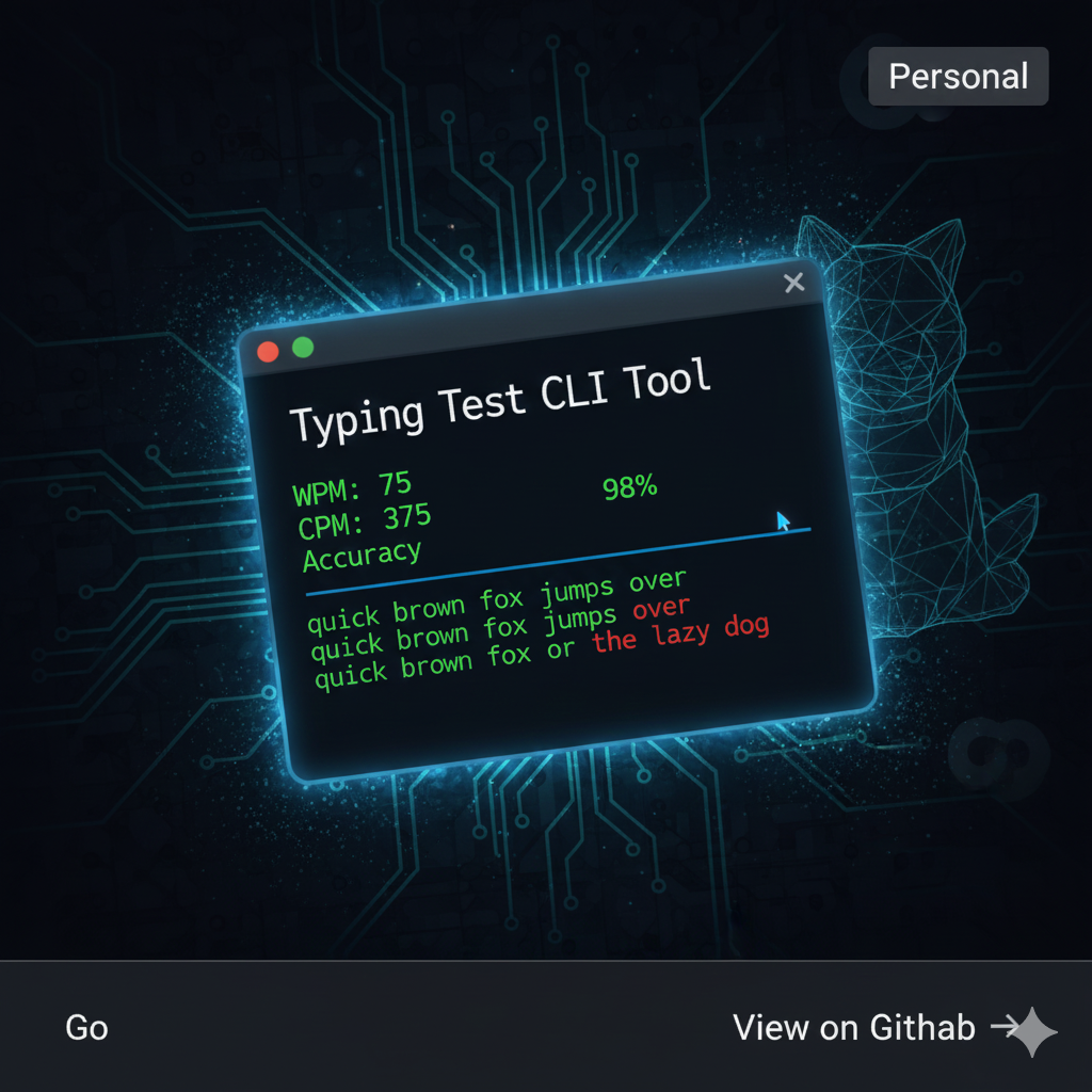 Typing Test CLI Tool